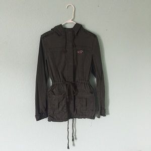 Hollister Green Twill Jacket